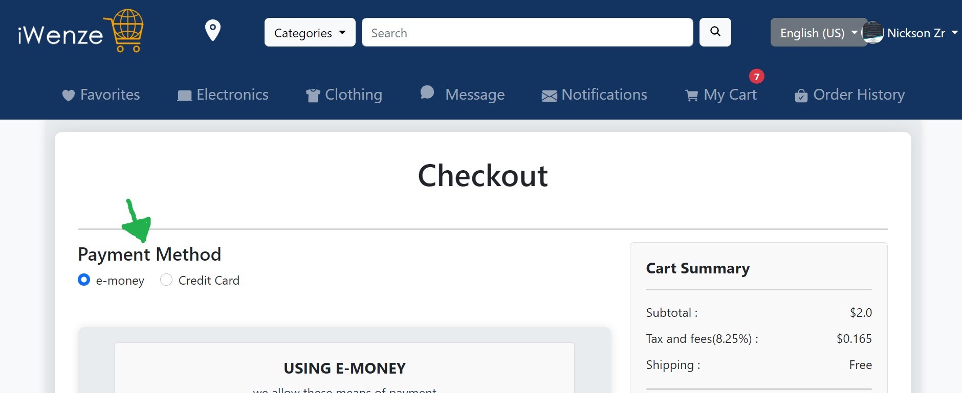 Payment method